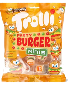 Trolli Burger Minis Jelibon (170 gr )