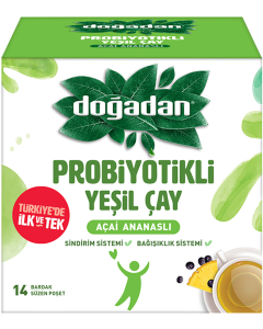 Doğadan Probiyotikli Yeşil Çay (14 adet)