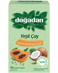 Doğadan Papaya Hindistan Cevizi (18 adet)