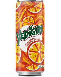 Yedigün Portakallı Gazoz (330 ml)
