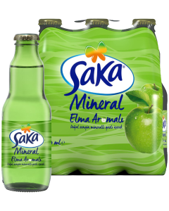 Saka Mineral Elma Armut Maden Suyu (200 ml x 6)