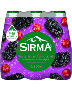 Sırma Karadut Frenk Üzümü Maden Suyu (250 ml)
