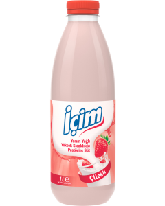 İçim Çilekli Süt (1 Litre)