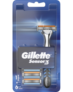 Gillette Sensor3 Tıraş Bıçağı (6 Adet)