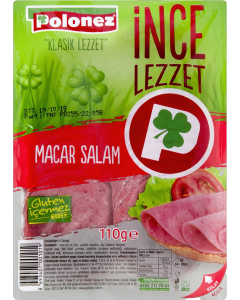 Polonez İnce Dilim Dana Macar Salam (110 gr)