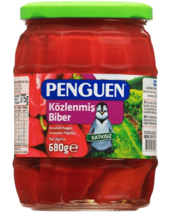 Penguen Közlenmiş Biber (680 gr)