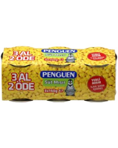 Penguen Süt Mısır (150 gr x 3)
