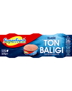 Superfresh Klasik Ton Balığı (75 gr x 3)
