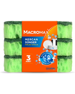 Macromax Mercan Sünger (3 Adet)