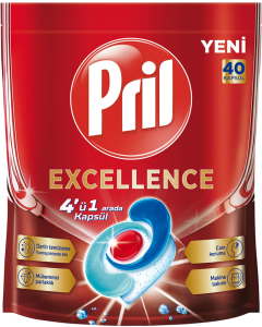 Pril Excellence Bulaşık Tableti (40 Tablet)